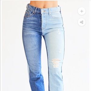 REVICE DENIM patchwork jeans